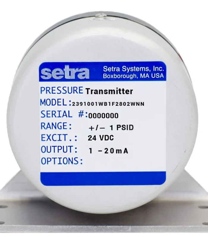Model 239 High Accuracy Low Differential Pressure Transducer