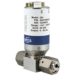 Model 224 Flow-Through Pressure Transducer